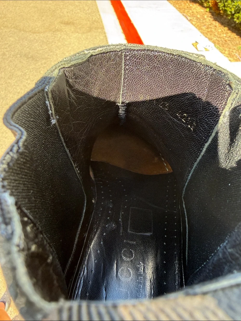 Gucci Black Leather Boots